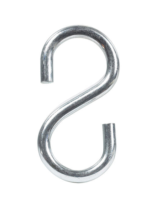 Hampton Small Zinc-Plated Silver Steel 1.5 in. L S-Hook 80 lb. 1 pk (Pack of 20)