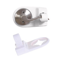 Dreambaby White Plastic Lever Handle Lock (Pack of 6)
