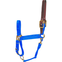 Hamilton Adjustable Halter W/Leather Headpole