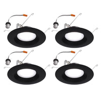 Halo Matte Black/White Recessed Downlight