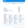 Feit 75 W T4 Tubular Halogen Bulb 1050 lm Warm White 1 pk