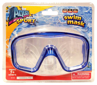 Aqua Swim Assorted Youth Mask (Pack of 12).
