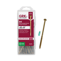 GRK Fasteners R4 No. 12, No. 14 X 8 in. L Star Coated W-Cut Framing Screws 50 pk