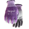 Watson Gloves Homegrown M Polyester Knit Karma Purple Gardening Gloves