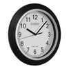 La Crosse Technology 12 in. L X 1 in. W Indoor Casual Analog Atomic Wall Clock Glass/Plastic Black/S - Open Box
