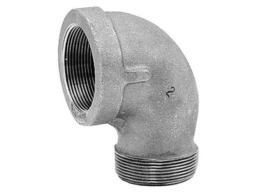 Anvil 1/8 in. FPT X 1/8 in. D MPT Galvanized Malleable Iron 90 Degree Street Elbow