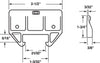 Prime-Line Plastic Drawer Track Guide 1 pk