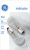 GE 6 W S6 Specialty Incandescent Bulb E26 (Medium) Soft White 2 pk