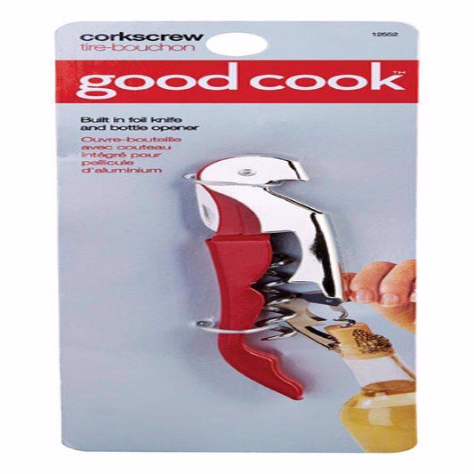 Good Cook Black Ceramic/Metal Waiter's Corkscrew