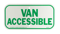 Hy-Ko English Silver Informational Sign 6 in. H X 12 in. W
