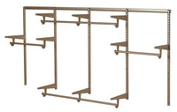 Knape & Vogt 48.5 in. H X 12 in. W X 5.81 in. L Steel Closet Organizer