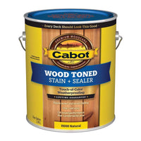 Cabot Transparent 19200 Natural Oil-Based Penetrating Oil Deck and Siding Stain 1 gal. (Pack of 4)