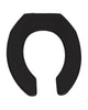 Bemis Round Black Plastic Toilet Seat