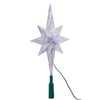 Kurt S. Adler LED Clear Star Tree Topper 11 in. (Pack of 6)