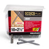 Deck Plus No. 10  x 2-1/2 in. L Star Flat Head Composite Deck Screws 5 lb.