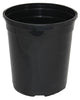 Hc Companies 7 In. H X 6-1/2 In. W X 6.5 In. Dia. Plastic Basic Flower Pot Black (Pack Of 25)