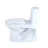 TOTO® Eco UltraMax® One-Piece Elongated 1.28 GPF ADA Compliant Toilet with CEFIONTECT, Cotton White - MS854114ELG#01