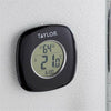 Taylor Black Plastic Hygrometer/Temperature/Time Digital Thermometer 3.94 L x 3.94 W x 4.75 Dia. in.