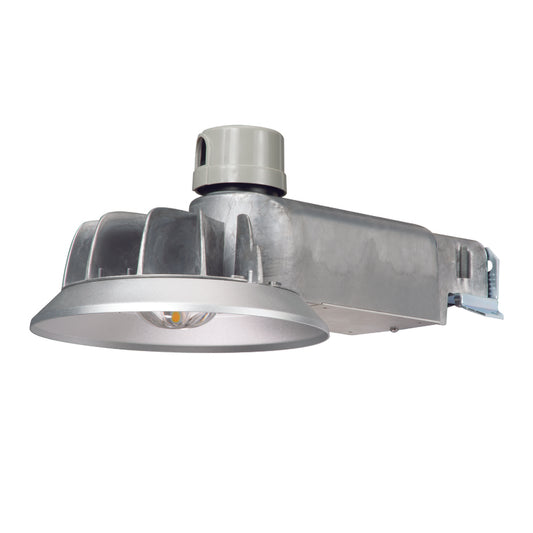 Lumark Caretaker Silver Aluminum Dusk to Dawn LED Area Light 50W 120/277V 7110 Lumens