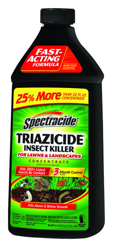 Spectracide Triazicide Insect Killer Liquid Concentrate 40 oz. for Lawn-Invading Insects