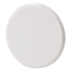 Softtouch Plastic Self Adhesive Paintable Wall Guard White Round 3-1/4 in. W 1 pk