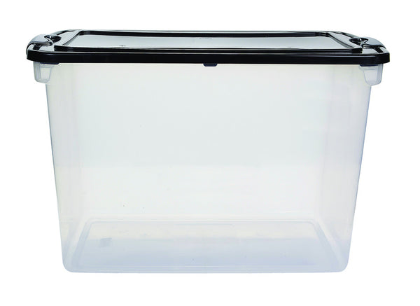 Rubbermaid 4 qt Round Clear Plastic Container - 8 1/2Dia x 7 3/4H