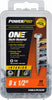 Hillman PowerPro No. 8  S X 1/2 in. L Star Pan Head Multi-Material Screw  (Pack of 5)