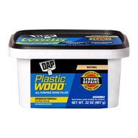 DAP Plastic Wood Natural Wood Filler 32 oz (Pack of 4)