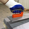 Master Magentics Red Plastic/Rubber Powerful Handle Magnet 3.5 H x 1.125 W x 5.25 L in.