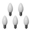Holiday Bright Lights Incandescent C9 White 25 ct Replacement Christmas Light Bulbs 0.08 ft.
