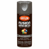 Krylon Fusion All-in-One Dark Metal UV-Resistant Paint & Primer Spray 12 oz. (Pack of 6)