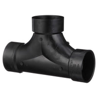 Charlotte Pipe 3 in. Hub X 3 in. D Hub ABS Flush Cleanout Tee - Deal of The Week
