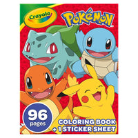 Crayola Pokemon Pokemon Coloring Book (Pack of 4)