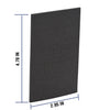 Sigma Engineered Solutions Rectangle Cross Linked Polyethylene Foam 1 gang 4.75 in. H X 3 in. W Repl - Deal of The Week