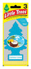 Little Trees Caribbean Colada Scent Car Air Freshener Solid (Pack of 8)