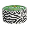 Duck 1.88 in. W X 10 yd L Black/White Zig-Zag Zebra Duct Tape