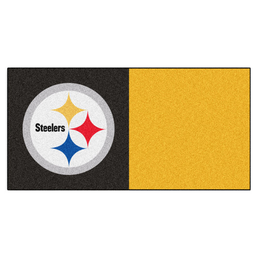 NFL - Pittsburgh Steelers Team Carpet Tiles - 45 Sq Ft.
