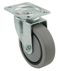 Shepherd Hardware 4 in. D Swivel Thermoplastic Rubber Caster 250 lb 1 pk