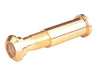 Prime-Line 0.46 in. D 160 deg Polished Brass Brass Door Viewer
