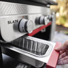 Weber Slate 36" Rust-Resistant 4 Burner Liquid Propane Digital Thermometer Outdoor Griddle Black