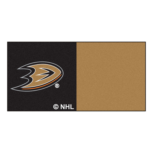 NHL - Anaheim Ducks Team Carpet Tiles - 45 Sq Ft.