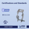 Sigma Electric ProConnex 6 Zinc Plated Steel Conduit Hanger