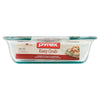 Pyrex 13-3/4 in. W x 7-3/4 in. L Oblong Dish Clear (Pack of 4)