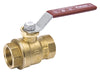 Homewerks 1-1/4 in. Brass FIP Ball Valve Full Port