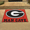 University of Georgia Red Man Cave Rug - 34 in. x 42.5 in.