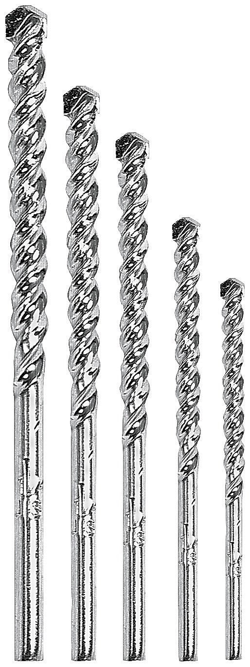 Vermont American High Speed Steel Spiral Masonry Drill Bit Set 5 pc