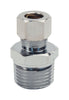 BrassCraft Plumb Shop 3/8 in. Compression pc X 1/2 in. D MIP Brass Adapter