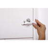 Dreambaby Twist 'N Lock Gray/White Plastic Adhesive Multi-Use Latch 2 pk