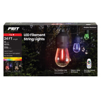 Feit LED String Lights w/Remote Control Multicolored 24 ft. 13 lights - Deal of The Week
