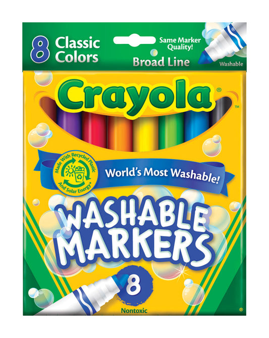 Crayola Color Max Assorted Broad Tip Markers 8 pk